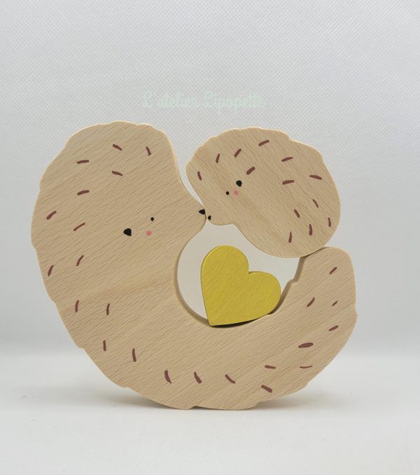 Hérisson 1 Maman hérisson et son bébé