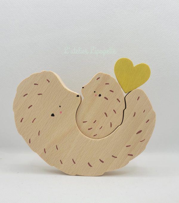 Hérisson 4 Maman hérisson et son bébé