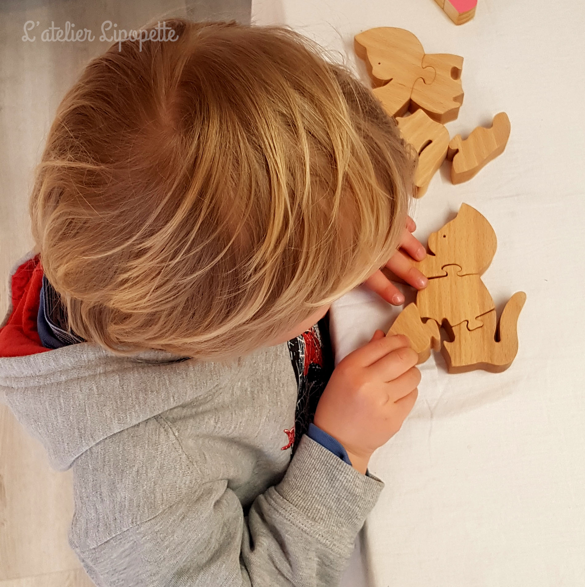 enfant puzzle chat Puzzle chaton