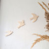 Hirondelles en bois