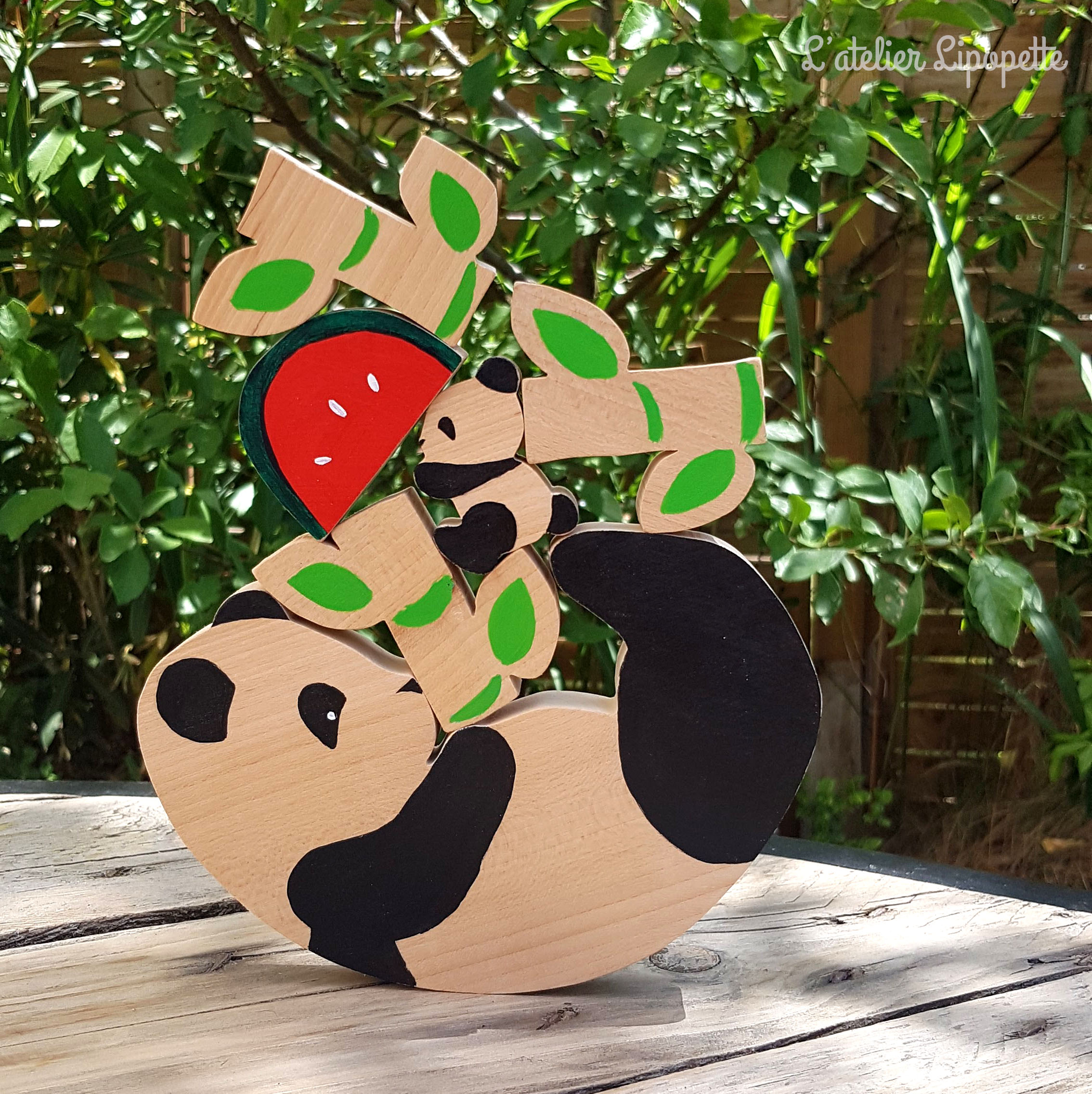Jeu d'équilibre panda