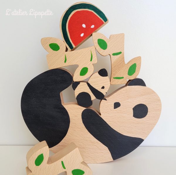 panda 5 Jeu d'équilibre panda