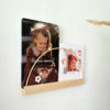 Porte photo rotin