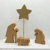 Crèche en chêne